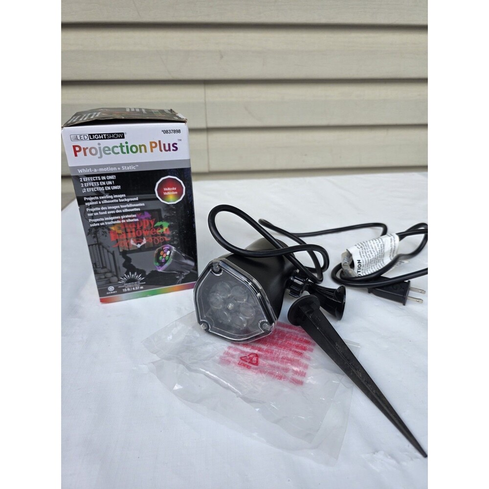 Halloween SpotLight Kaleidoscope LED Projection Swirling Lighting Effect —-995